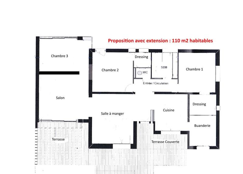 Maison - 74 m² - 4 pièces