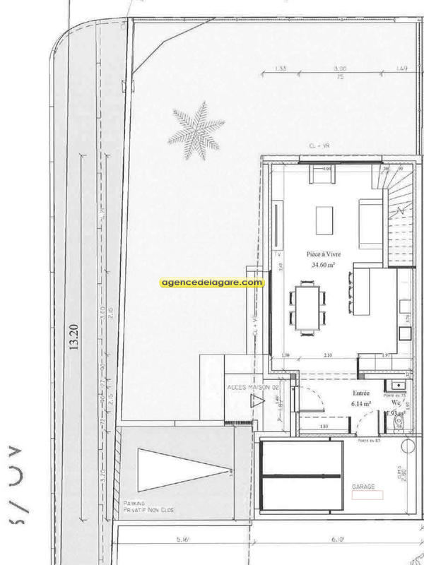 Villa - 75 m² - 3 pièces