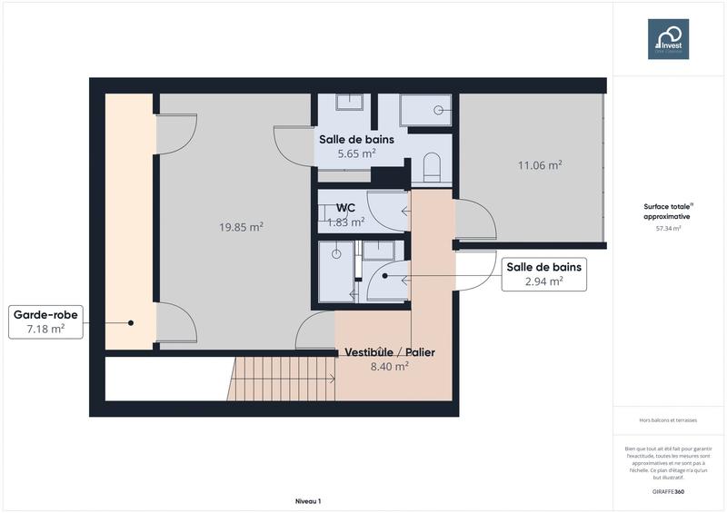 Duplex - 161 m² - 12 pièces