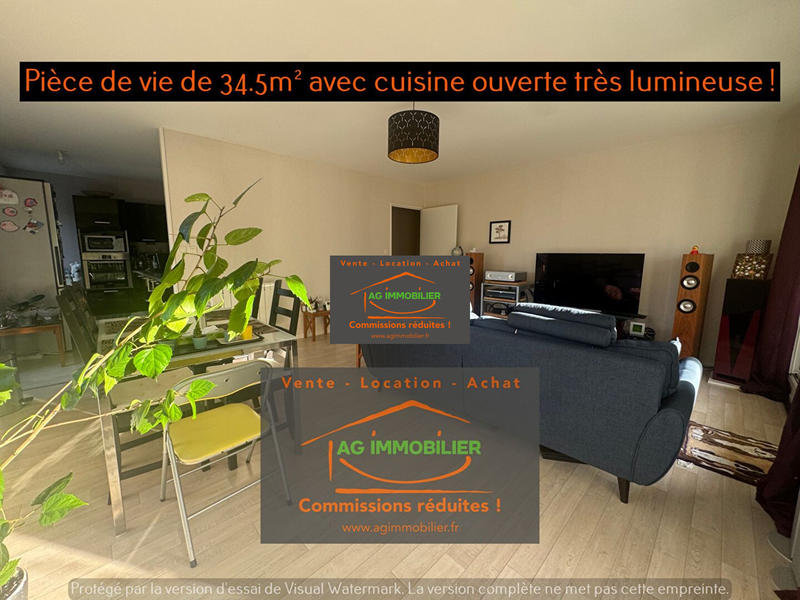 Appartement - 72 m² - 3 pièces