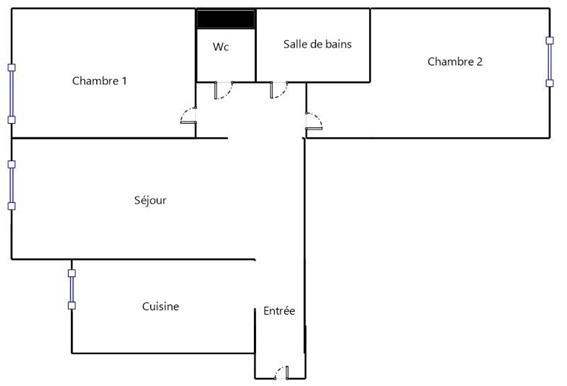 Appartement - 67 m² - 3 pièces
