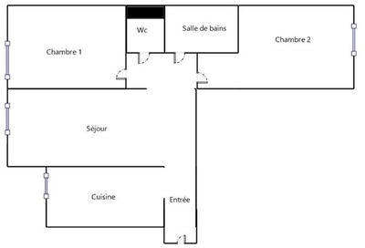 Appartement - 67 m² - 3 pièces