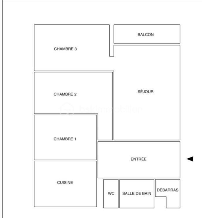 Appartement - 76 m² - 4 pièces