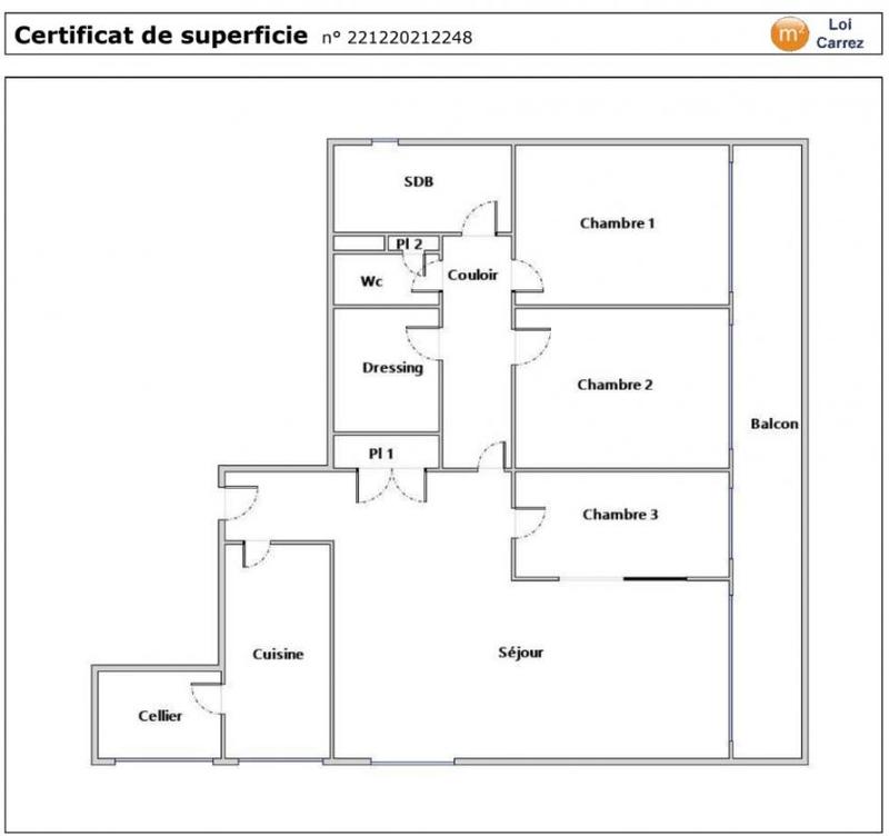 Appartement - 91 m² - 4 pièces