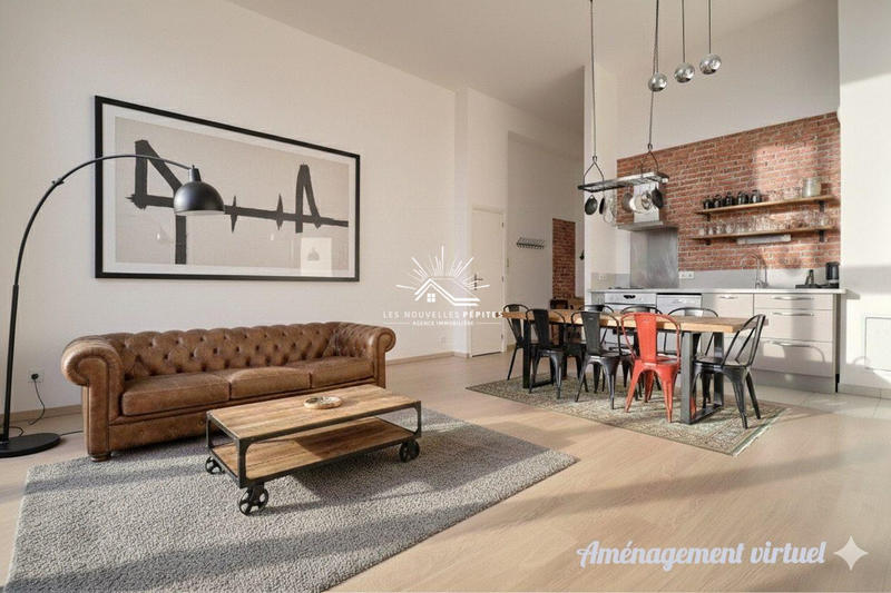 Loft - 43 m² - 2 pièces