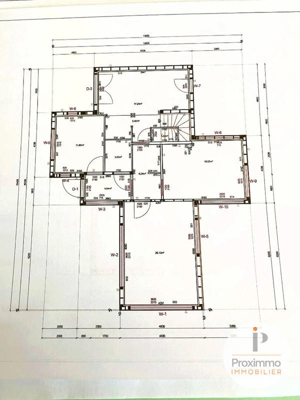 Bureau - 143 m² - 5 pièces