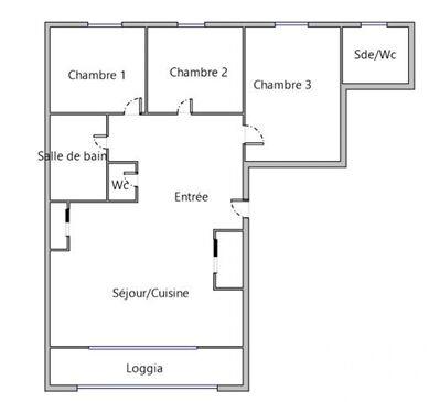 Appartement - 78 m² - 4 pièces