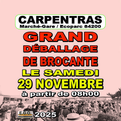 Grand déballage de brocante