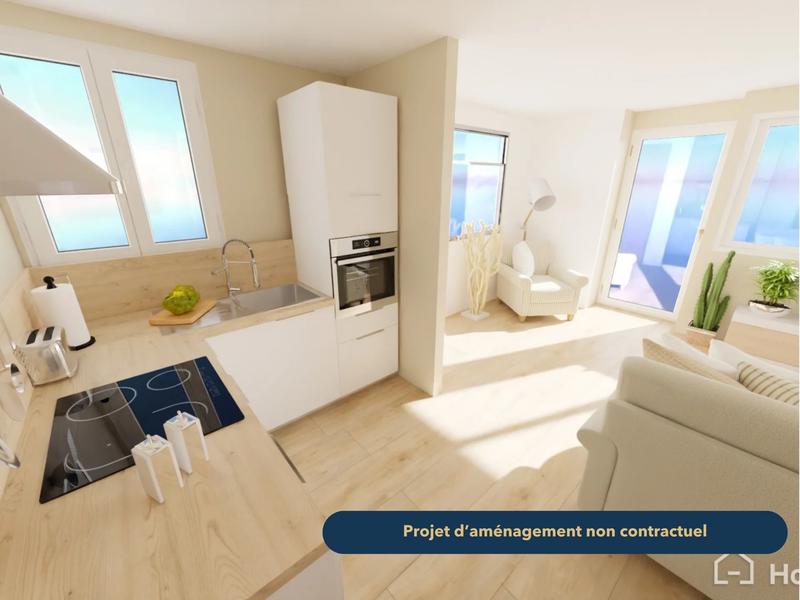 Appartement - 50 m² - 3 pièces