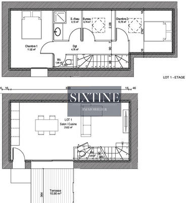 Appartement - 69 m² - 4 pièces