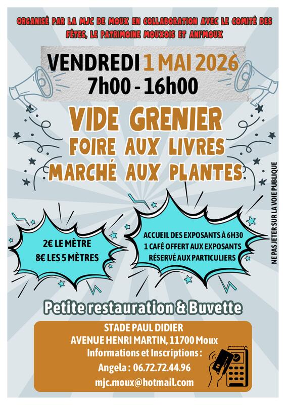 Vide grenier de la mjc