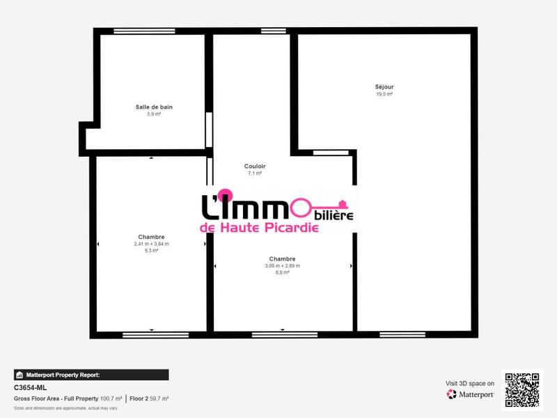 Maison - 80 m² - 4 pièces