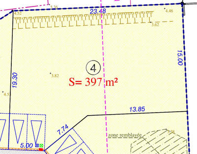 Terrain - 397 m²