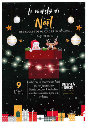 Marché de Noël des écoles de Plazac et Saint Léon sur Vézère