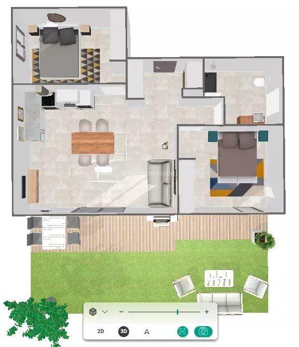 Appartement - 64 m² - 3 pièces