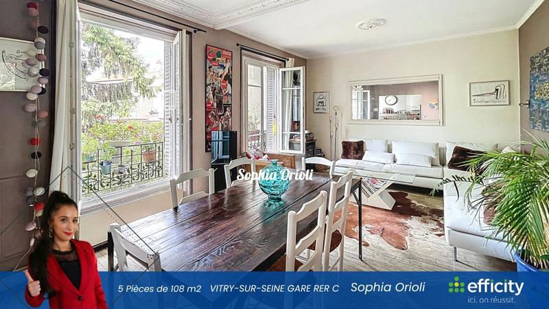 Appartement - 110 m² - 5 pièces