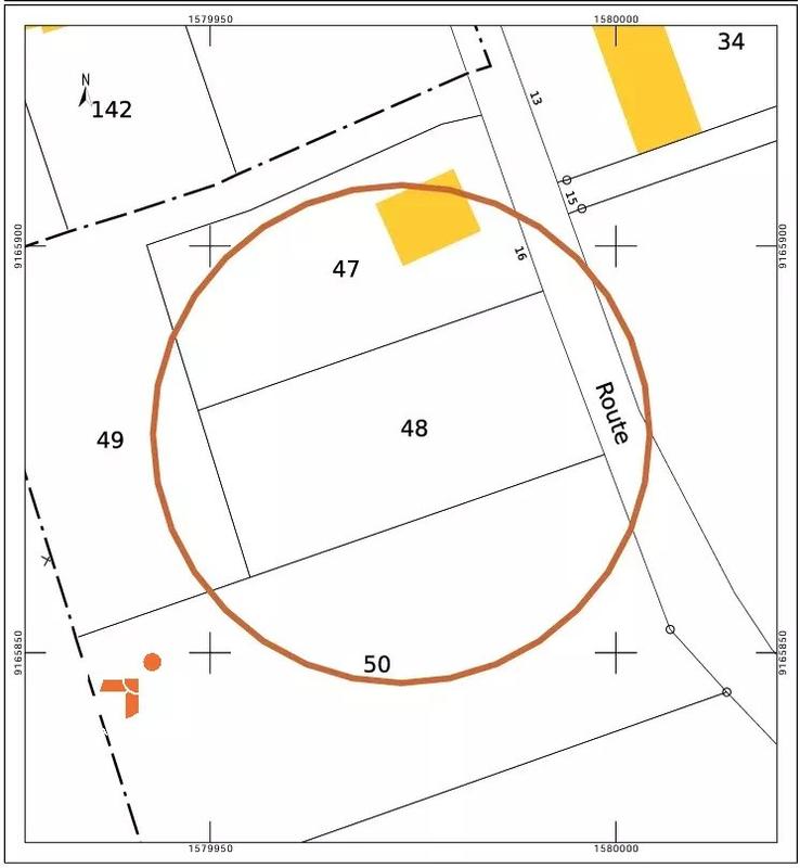 Terrain constructible - 1 000 m²