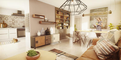 Appartement - 52 m² - 2 pièces