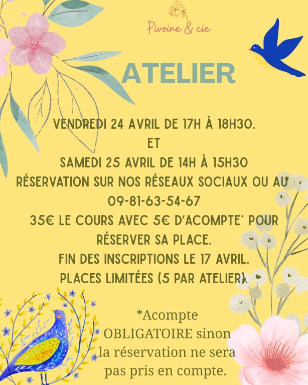 Atelier floral Pivoine &amp; Cie