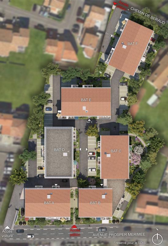 Appartement - 70 m² - 3 pièces