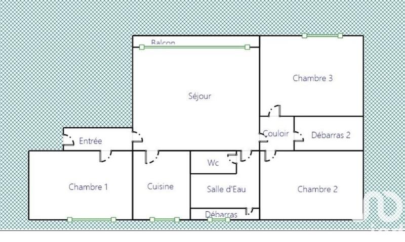 Appartement - 68 m² - 3 pièces