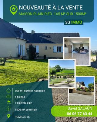 Maison - 165 m² - 7 pièces