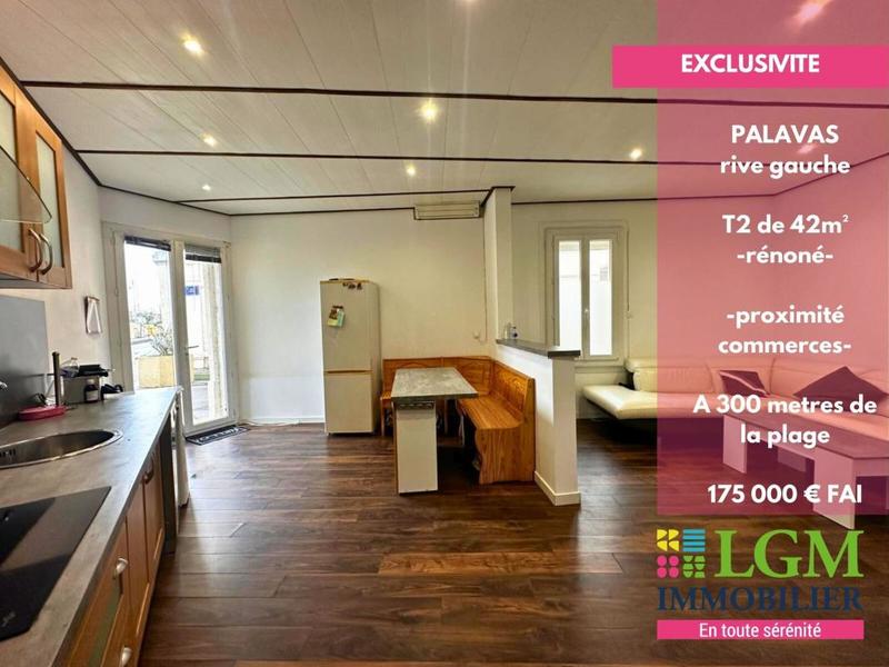 Appartement - 42 m² - 2 pièces