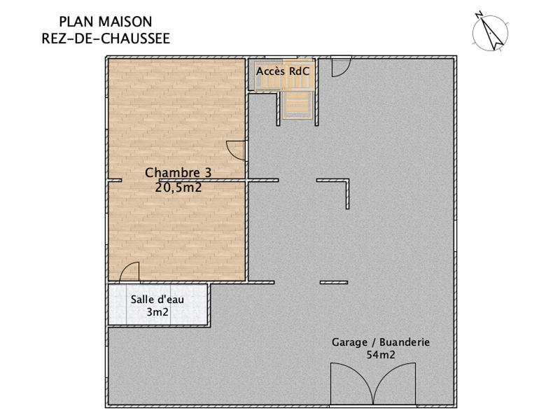 Maison - 100 m² - 6 pièces