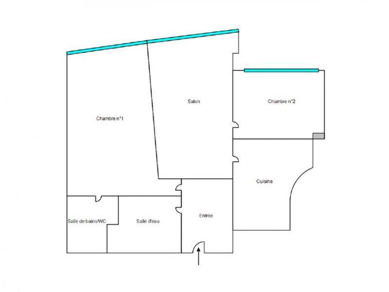 Appartement - 62 m² - 3 pièces