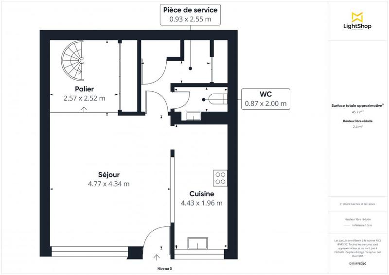 Duplex - 89 m² - 3 pièces