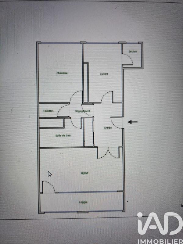 Appartement - 48 m² - 3 pièces