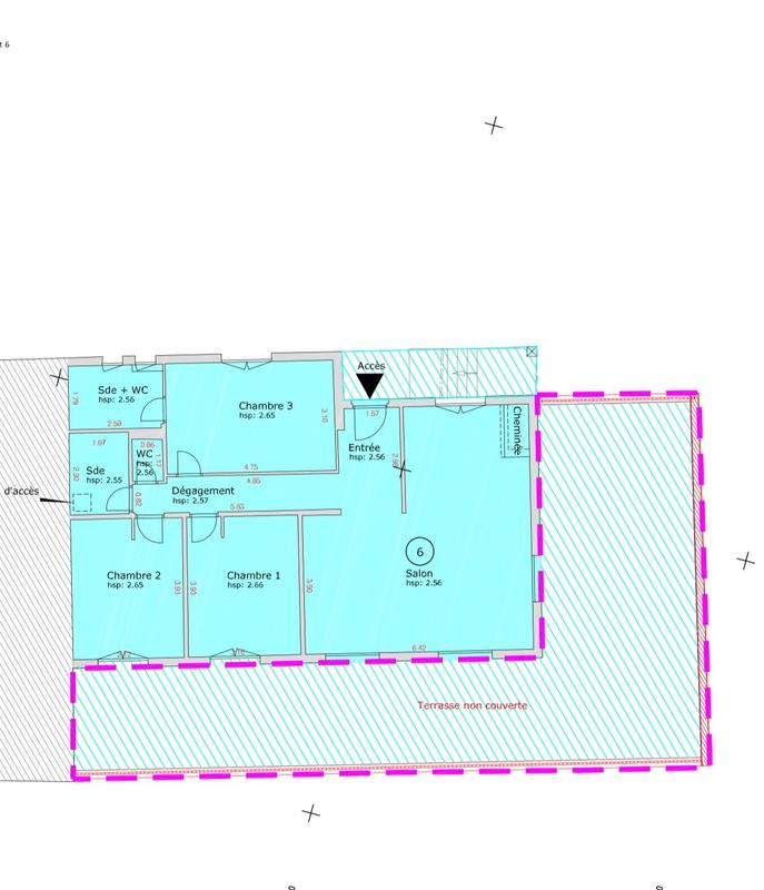 Appartement - 94 m² - 4 pièces