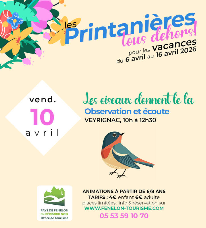 Les Printanières 2026 - les oiseaux donnent le "la" ! Observation et écoute