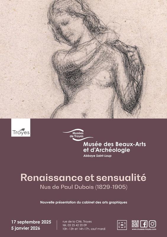Accrochage temporaire - Renaissance et sensualité, nus de Paul Dubois (1829-1905)