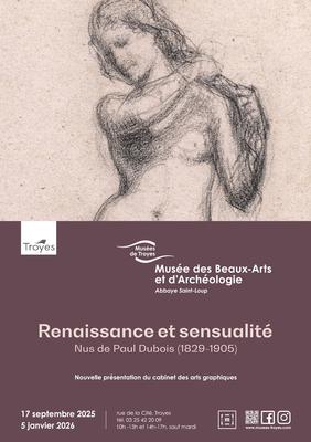 Accrochage temporaire - Renaissance et sensualité, nus de Paul Dubois (1829-1905)