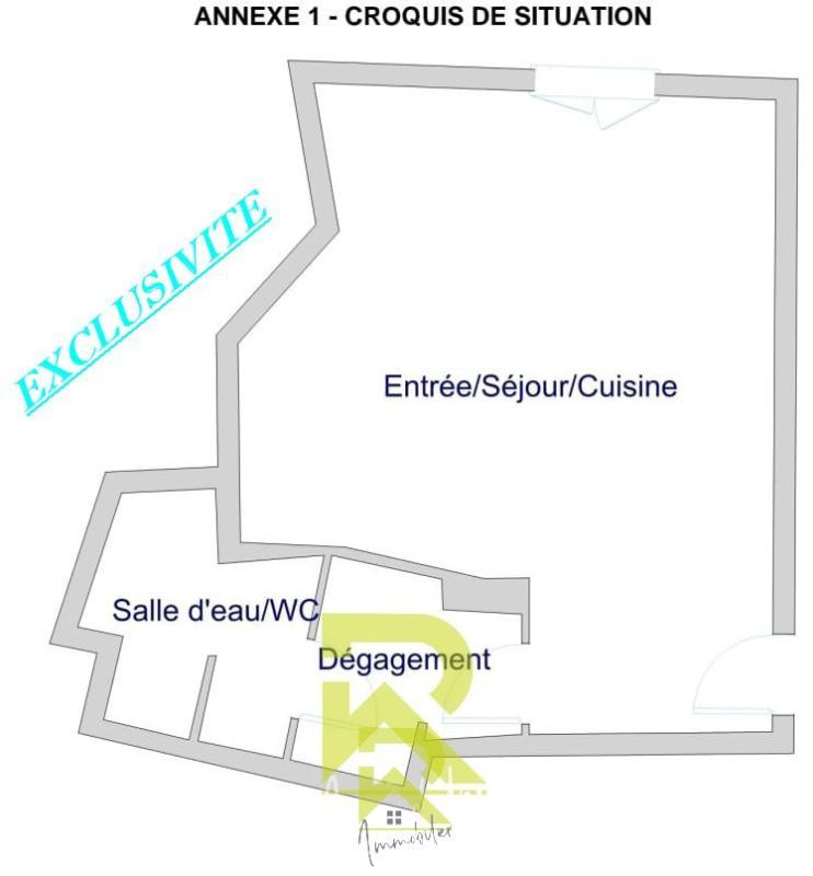 Studio - 31 m² - 1 pièce