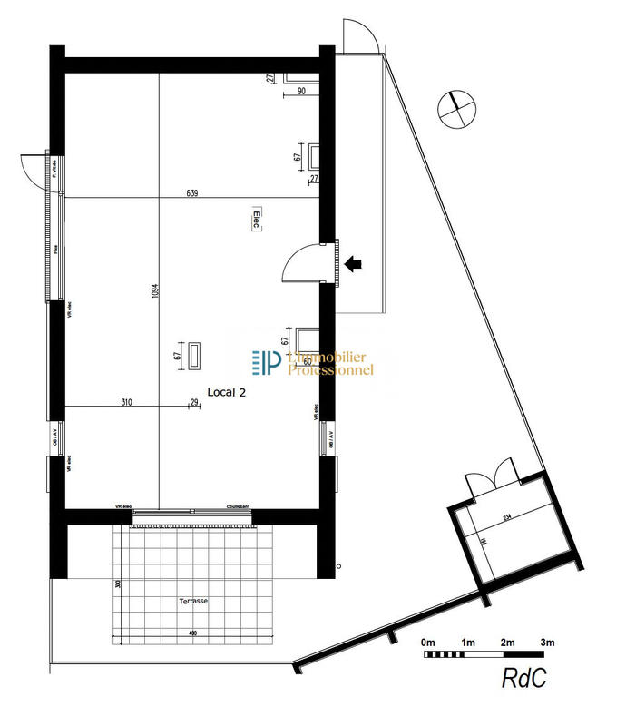Local commercial - 69 m² - 1 pièce