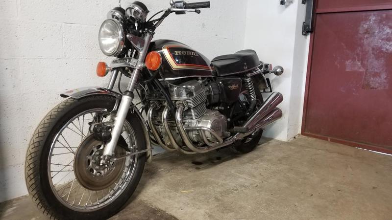 Honda Cb 750 k7 honda brun 0750 343