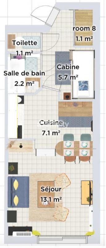 Appartement - 29 m² - 1 pièce