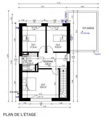 Maison - 108 m² - 5 pièces