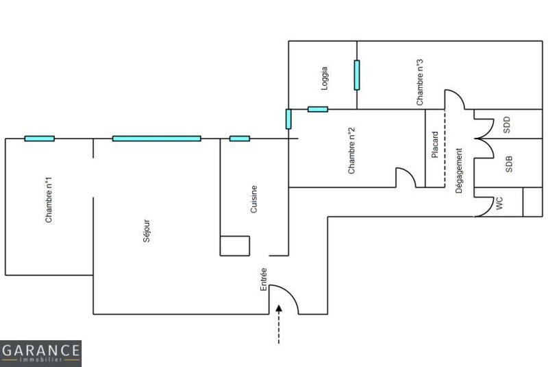 Appartement - 91 m² - 4 pièces