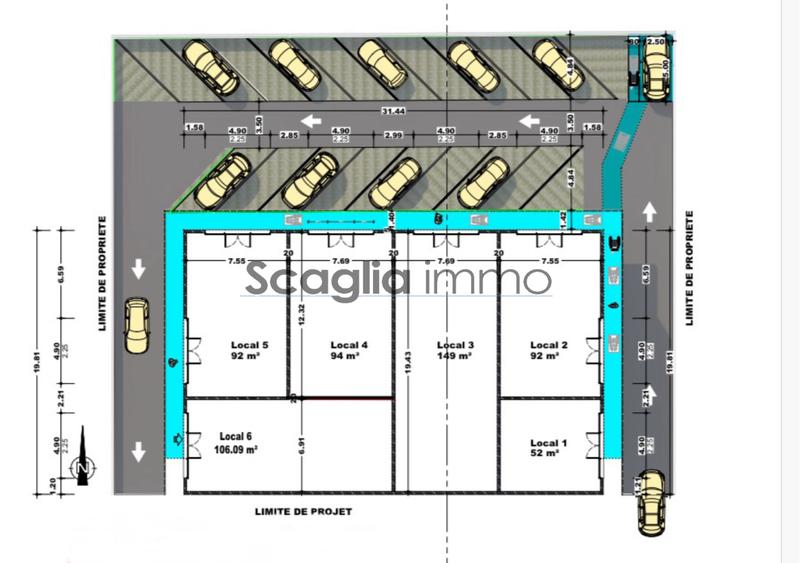 Local commercial - 92 m²