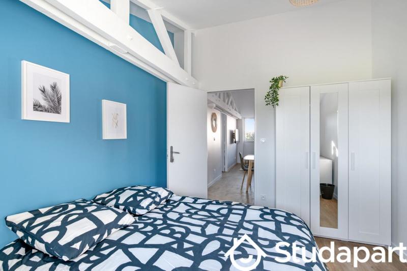 Chambre - 12 m² - 1 pièce