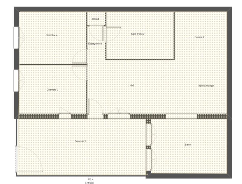 Appartement - 72 m² - 3 pièces