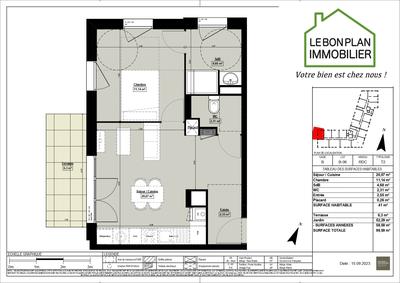 Appartement - 41 m² - 2 pièces