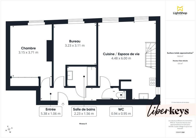 Duplex - 85 m² - 4 pièces