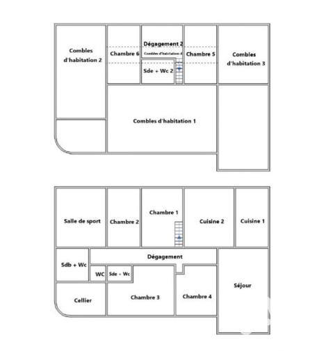Maison - 180 m² - 7 pièces