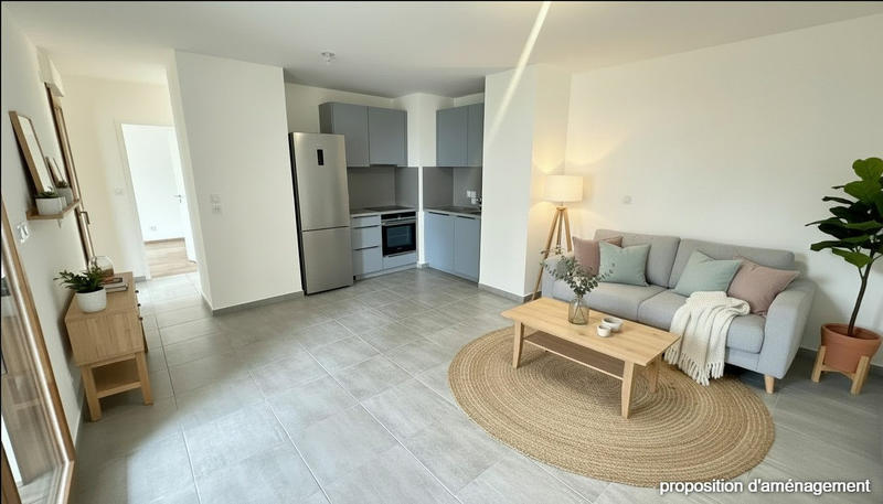 Appartement - 45 m² - 2 pièces