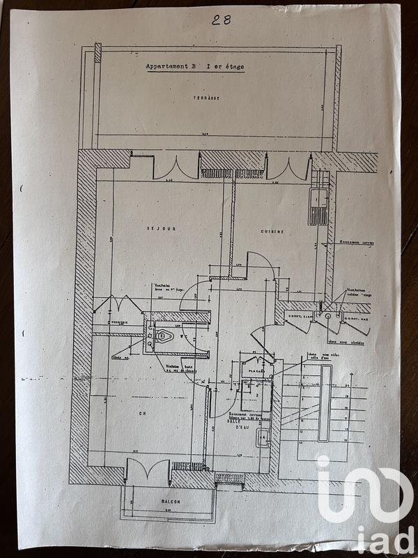 Appartement - 43 m² - 2 pièces