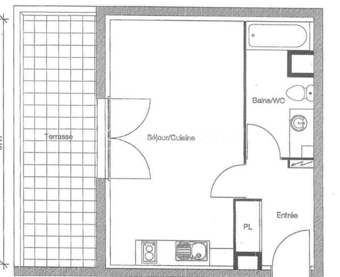 Appartement - 29 m² - 1 pièce